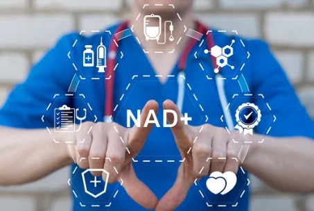 Clinician consultation discussing potential side effects of NAD injections