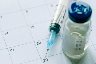 Timeline showing how long do NAD injections last with treatment schedule and duration